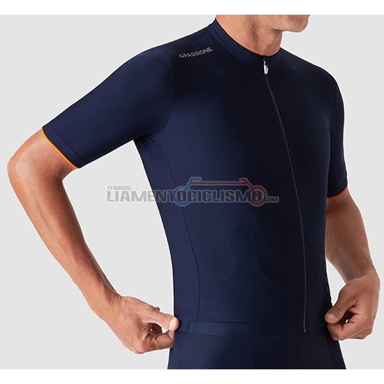 Abbigliamento Ciclismo La Passione Manica Corta 2019 Blu Bianco